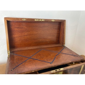 Beautiful Antique Victorian 19th Century Writing Slope With Key