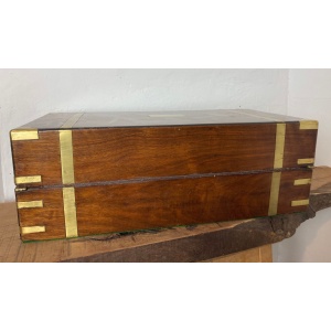 Beautiful Antique Victorian 19th Century Writing Slope With Key