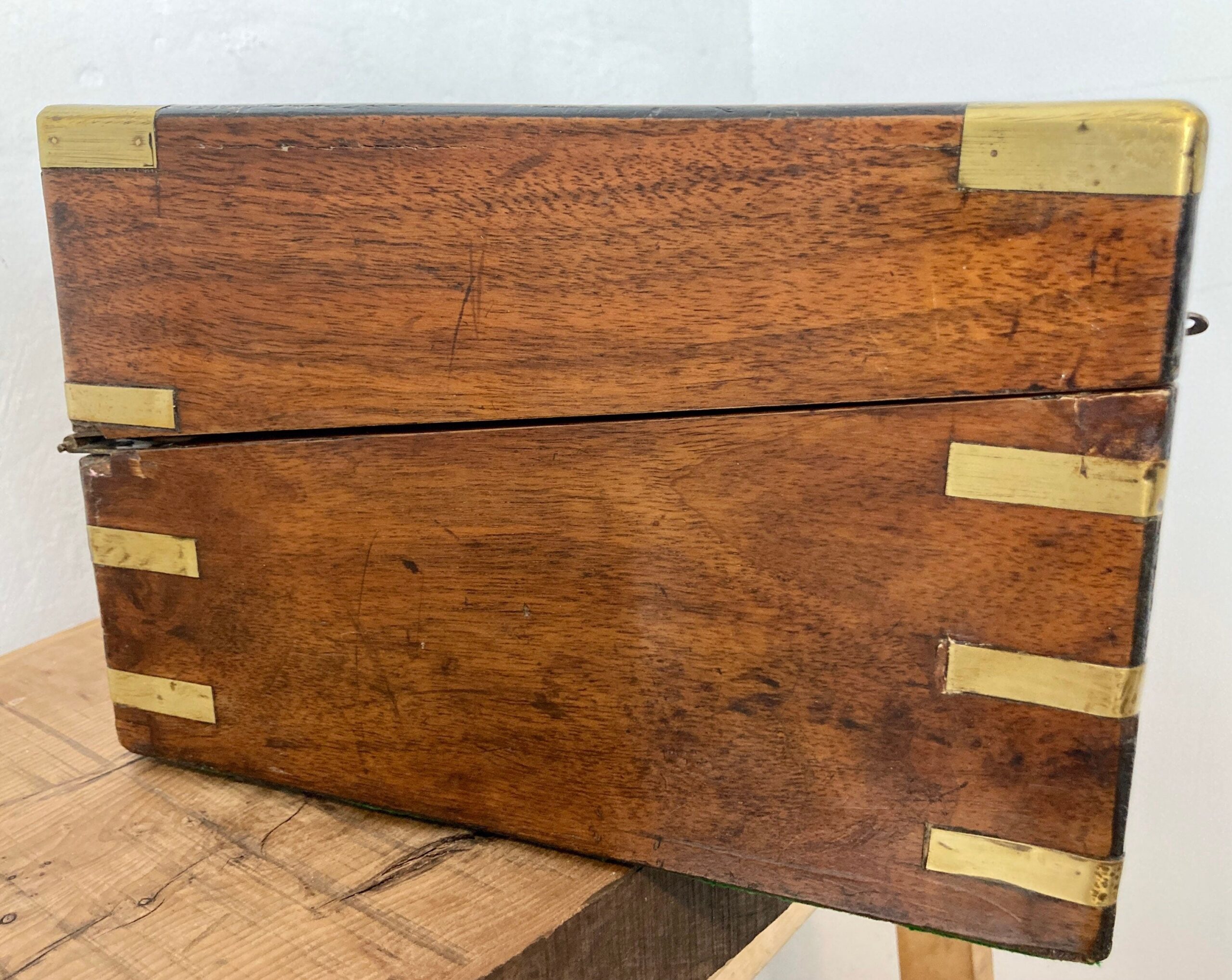 Beautiful Antique Victorian 19th Century Writing Slope With Key