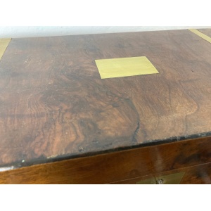 Beautiful Antique Victorian 19th Century Writing Slope With Key