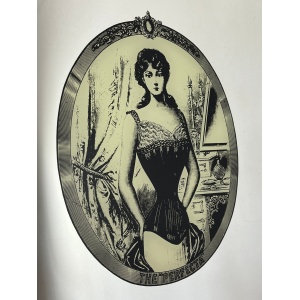Peter Robinson - The Perfecta Corset, Antique Advertising Mirror