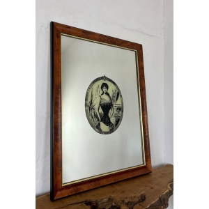Peter Robinson - The Perfecta Corset, Antique Advertising Mirror