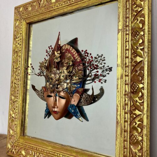 Beautiful Vintage Asia Goddess, Religious Collectibles Mirror