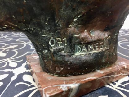 Antique Fisherman Bust With Bronze Finish - Image 7