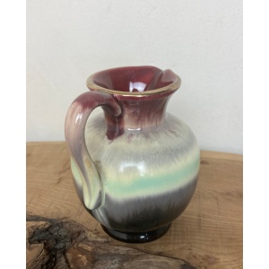 Wonderful Vintage Mini West Germany Drip Glaze Hooped Jug