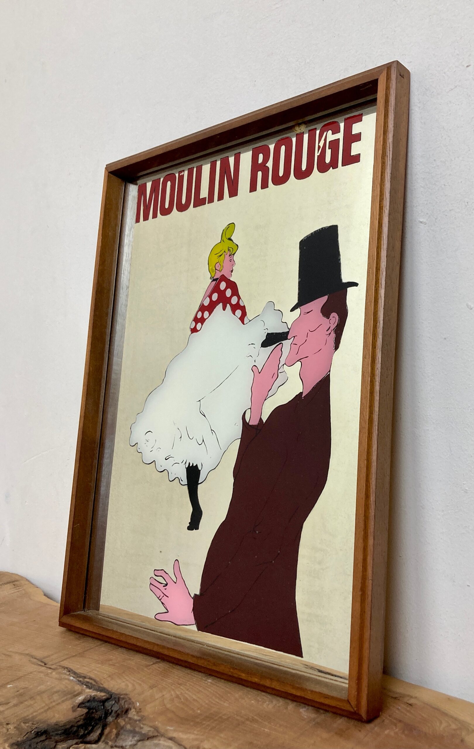 Stunning Henri De Toulouse-Lautrec Moulin Rouge Mirror French Advertising