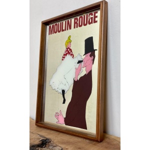 Stunning Henri De Toulouse-Lautrec Moulin Rouge Mirror French Advertising