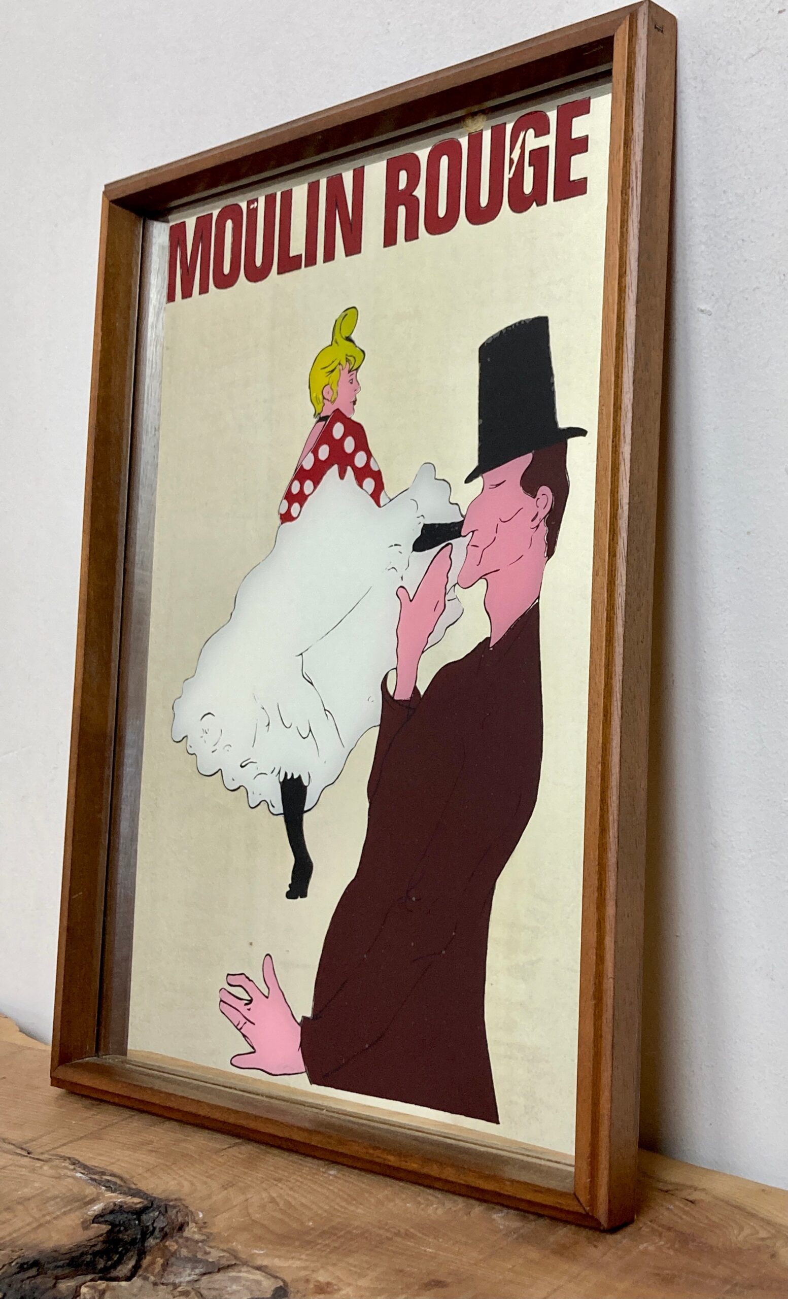 Stunning Henri De Toulouse-Lautrec Moulin Rouge Mirror French Advertising