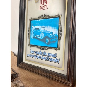 Great Vintage Rolls Royce Car Advertising Mirror