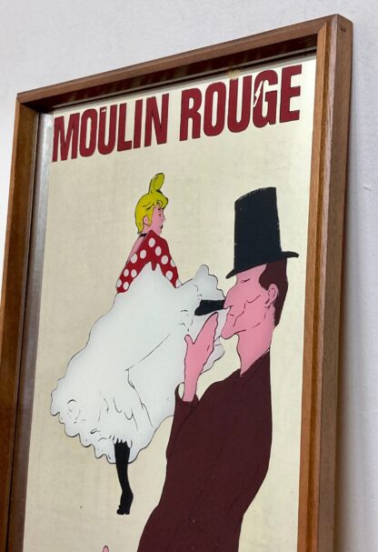 Stunning Henri De Toulouse-Lautrec Moulin Rouge Mirror French Advertising - Image 2
