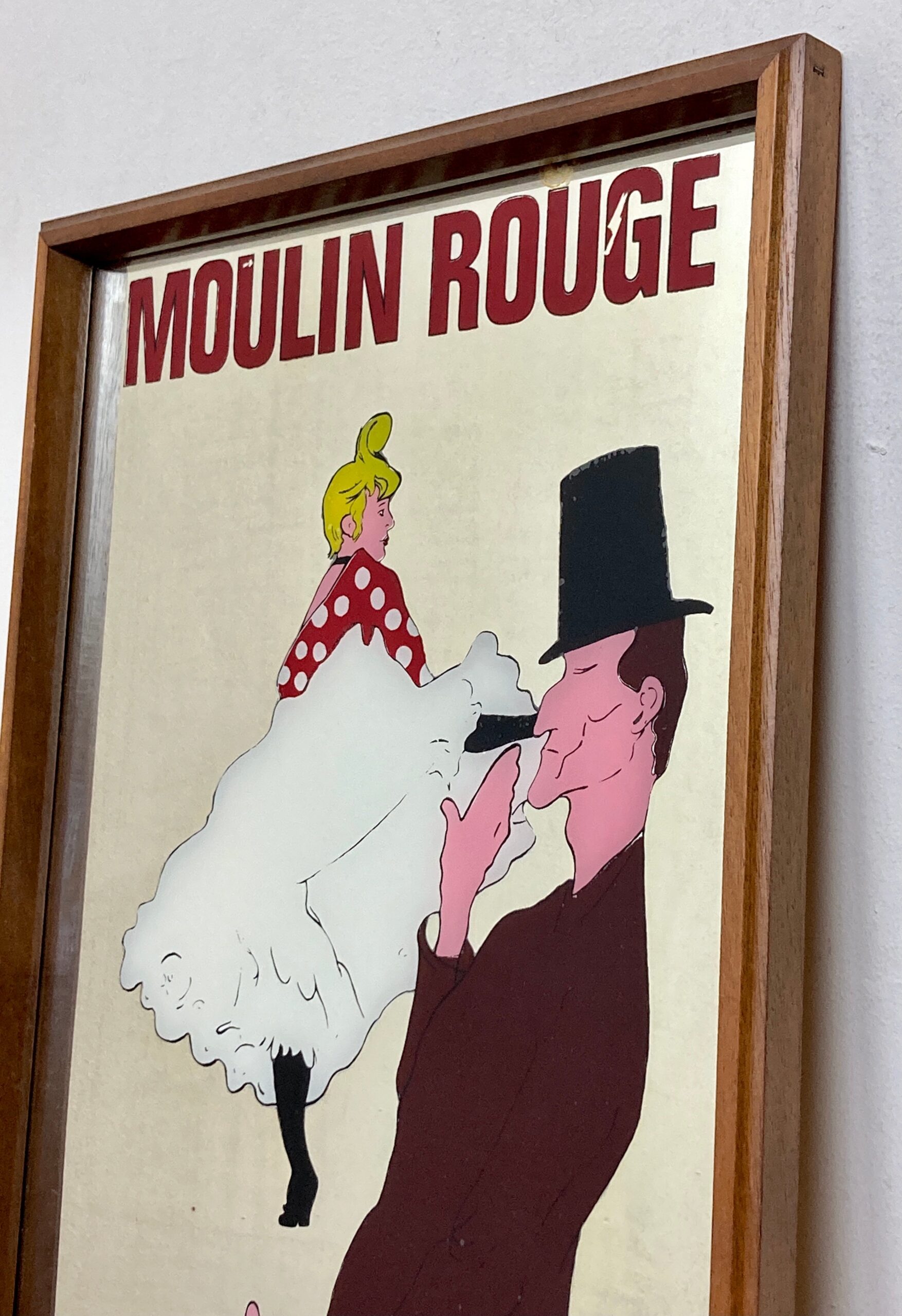 Stunning Henri De Toulouse-Lautrec Moulin Rouge Mirror French Advertising