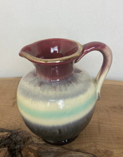 Wonderful Vintage Mini West Germany Drip Glaze Hooped Jug - Image 6