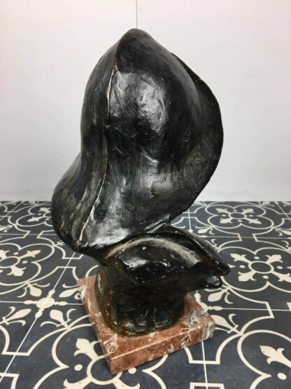 Antique Fisherman Bust With Bronze Finish - Image 5
