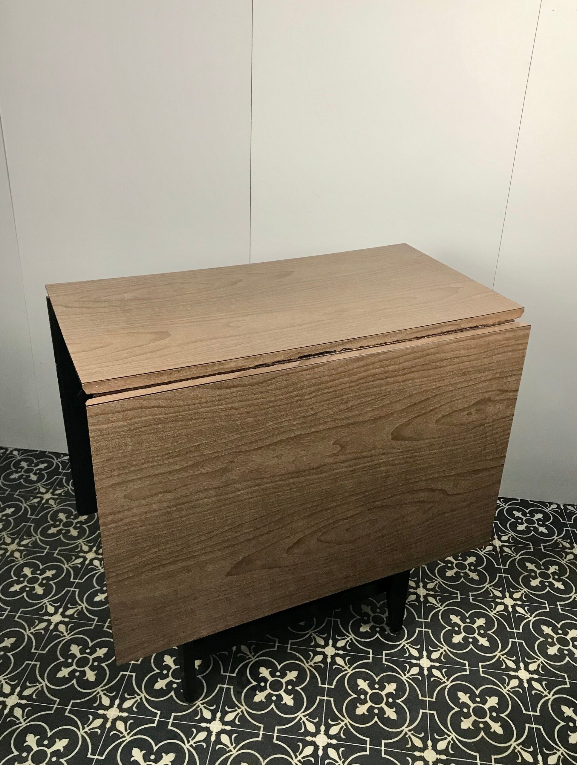 Retro Formica Mid Century Drop Leaf Kitchen Dining Table