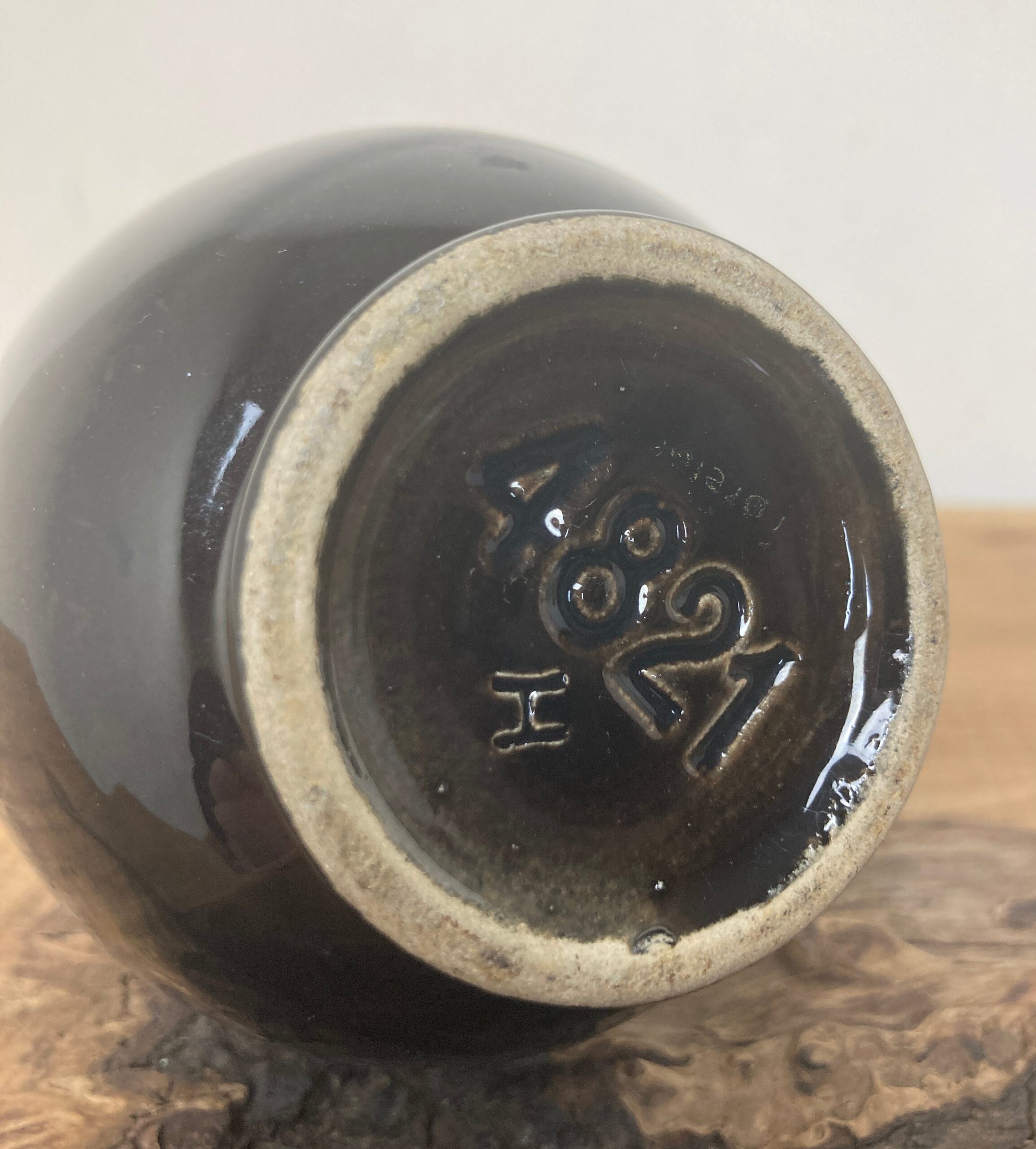 Wonderful Vintage Mini West Germany Drip Glaze Hooped Jug