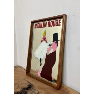 Stunning Henri De Toulouse-Lautrec Moulin Rouge Mirror French Advertising