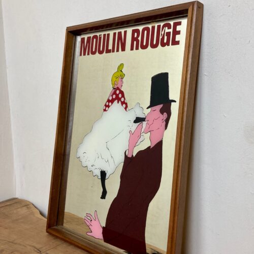 Stunning Henri De Toulouse-Lautrec Moulin Rouge Mirror French Advertising