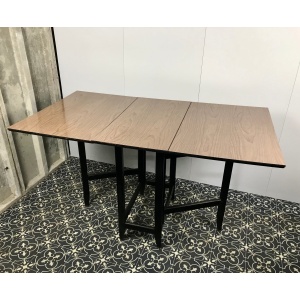 Retro Formica Mid Century Drop Leaf Kitchen Dining Table