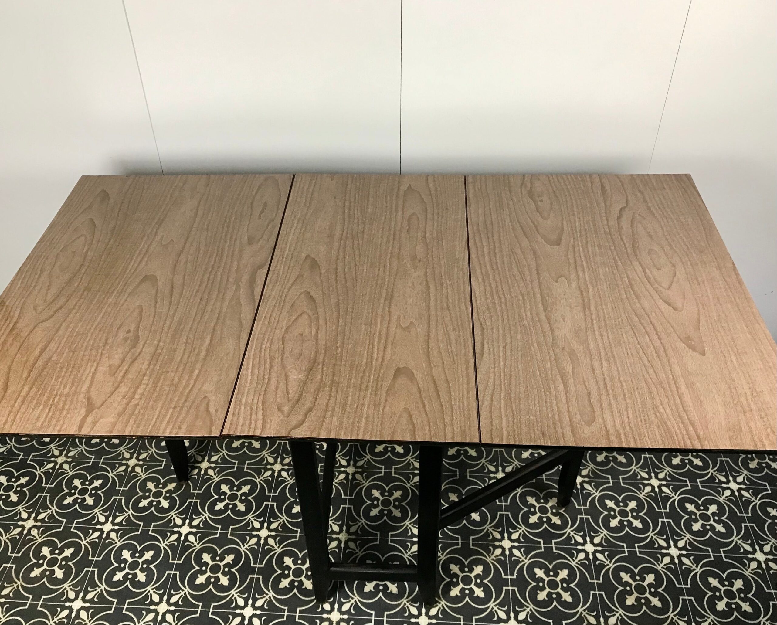 Retro Formica Mid Century Drop Leaf Kitchen Dining Table
