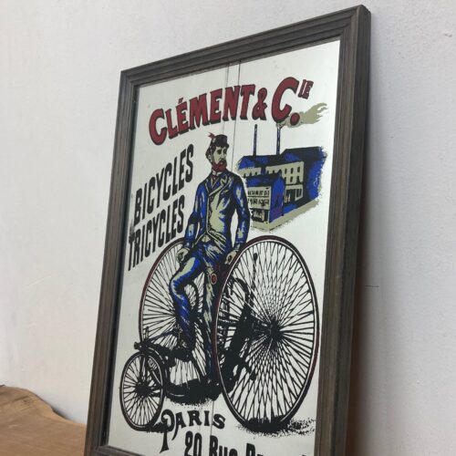 Wonderful Vintage Victorian Design Clement And Cie Bike Mirror