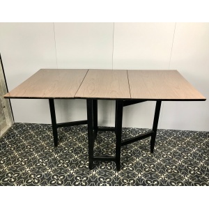 Retro Formica Mid Century Drop Leaf Kitchen Dining Table
