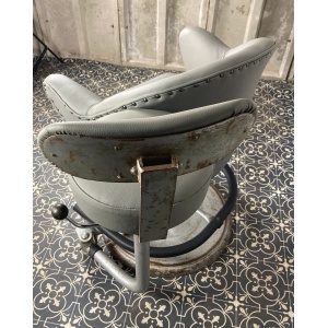 Vintage Barber Chair With Stool And Retro Reception Desk, The Murray Rotation Design