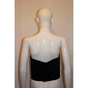 Margaret Howell Black Cotton Bustier