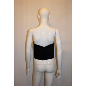 Margaret Howell Black Cotton Bustier