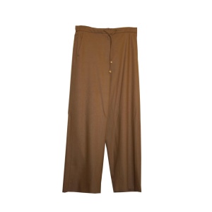 Max Mara Caramel Colour Easy Living Wool Trousers / Pants