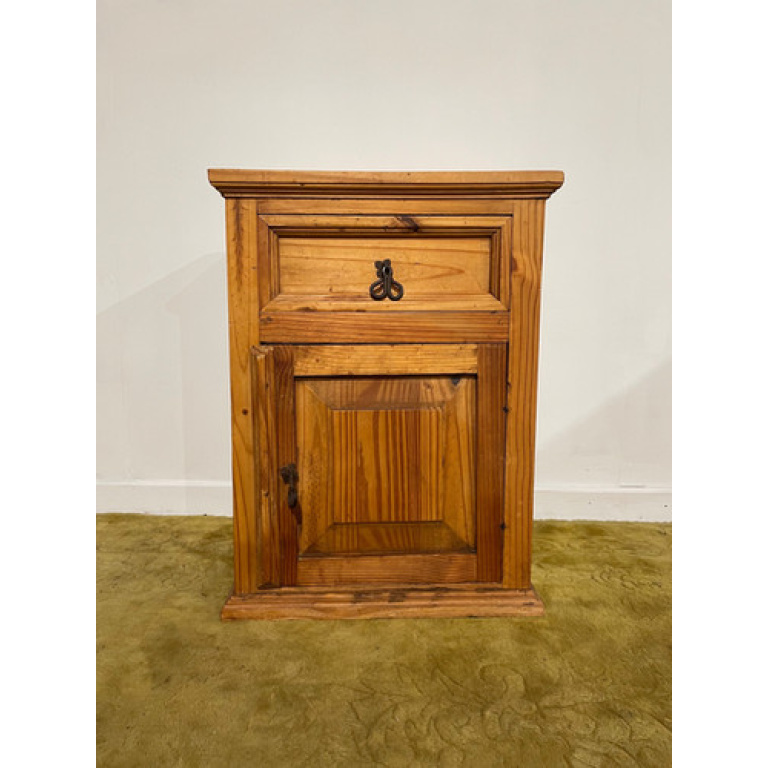 Mexican Pine Bedside Cabinet