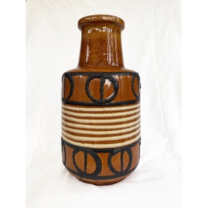 Mid century West German Scheurich 408-40 Handled floor Vase
