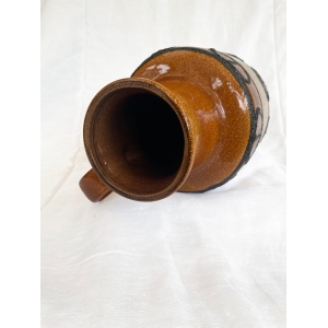 Mid century West German Scheurich 408-40 Handled floor Vase