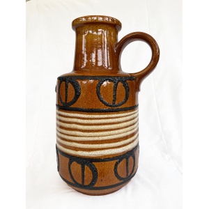 Mid century West German Scheurich 408-40 Handled floor Vase