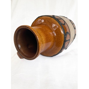 Mid century West German Scheurich 408-40 Handled floor Vase