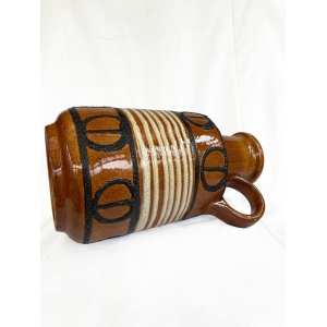 Mid century West German Scheurich 408-40 Handled floor Vase