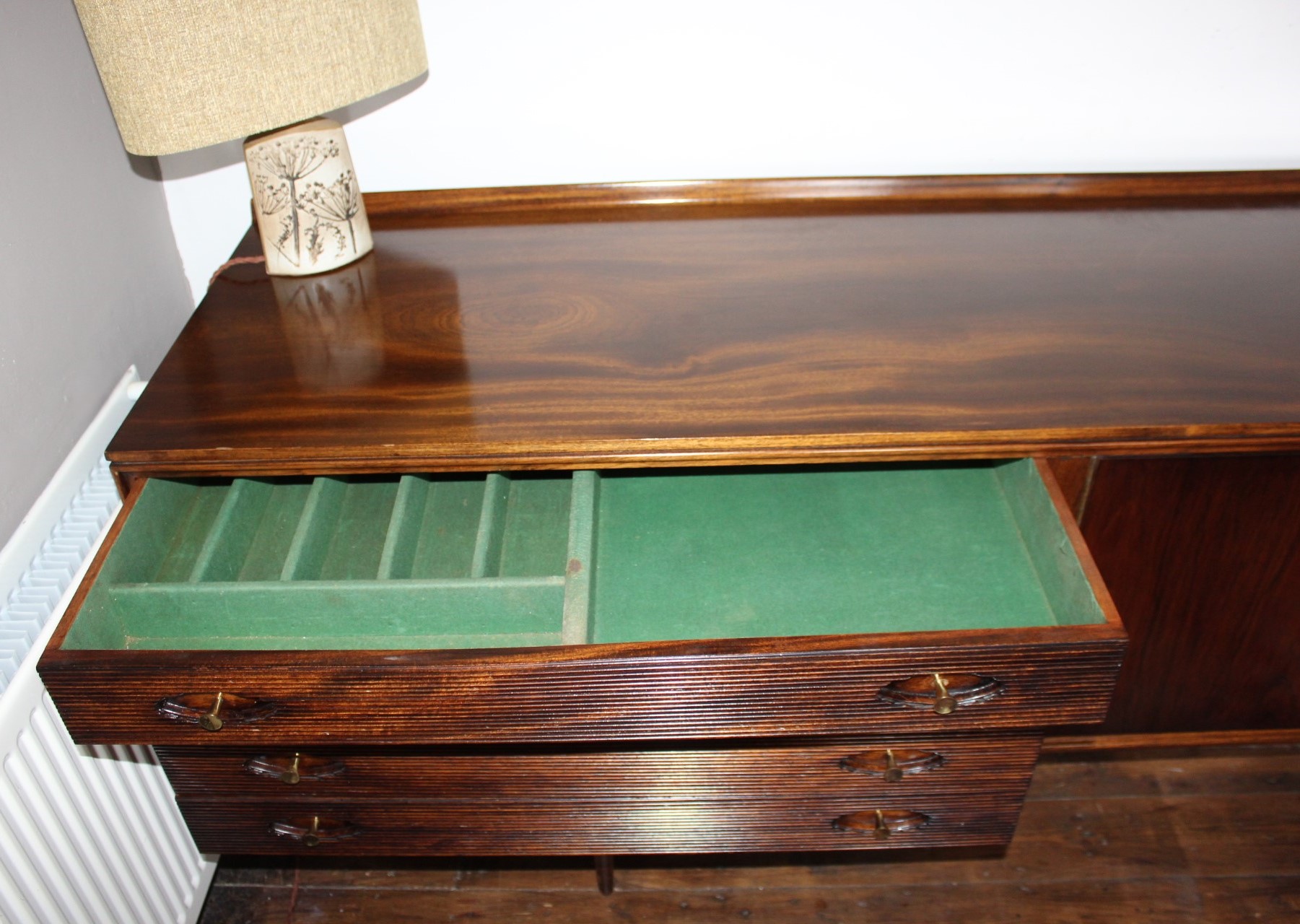 Rosewood & Teak Long Hamilton Sideboard by Robert Heritage for Archie Shine