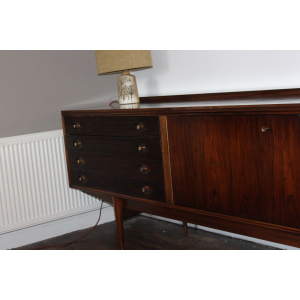 Rosewood & Teak Long Hamilton Sideboard by Robert Heritage for Archie Shine