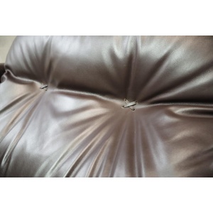 Pair of De Sede DS-101 leather lounge chairs