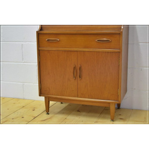 Vintage bureau writing desk teak Jentique danish design mid century