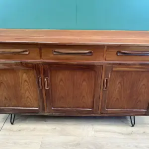 Mid Century Teak G Plan Sideboard On Hairpin Legs