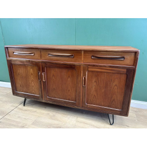 Mid Century Teak G Plan Sideboard On Hairpin Legs
