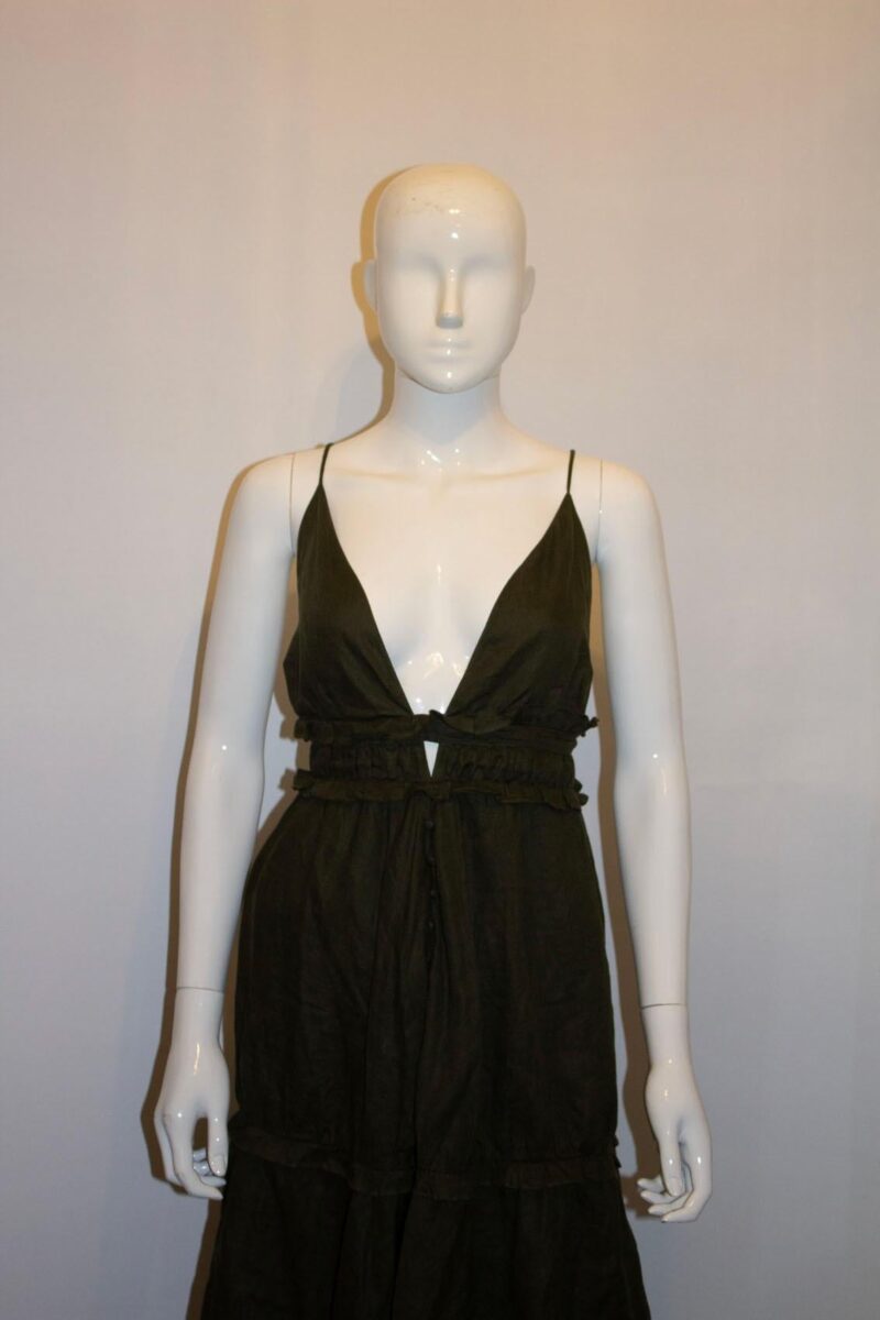 Sage Green Linen Gown by Joslin ( Australia)