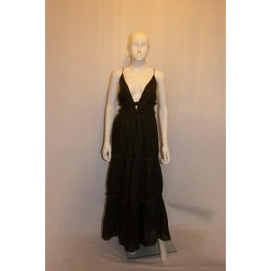 Sage Green Linen Gown by Joslin ( Australia)