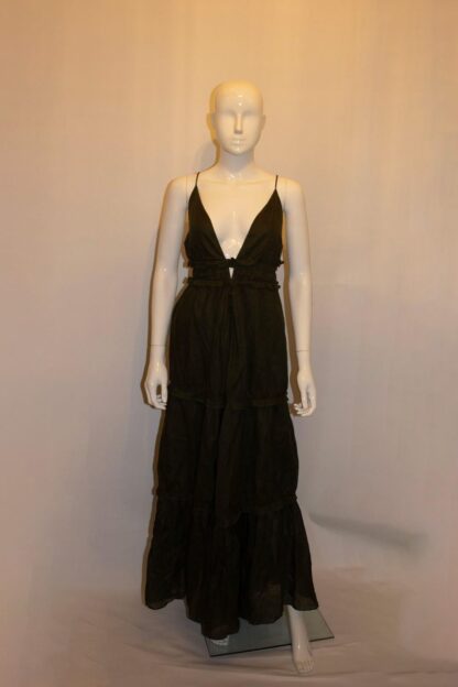 Sage Green Linen Gown by Joslin ( Australia)