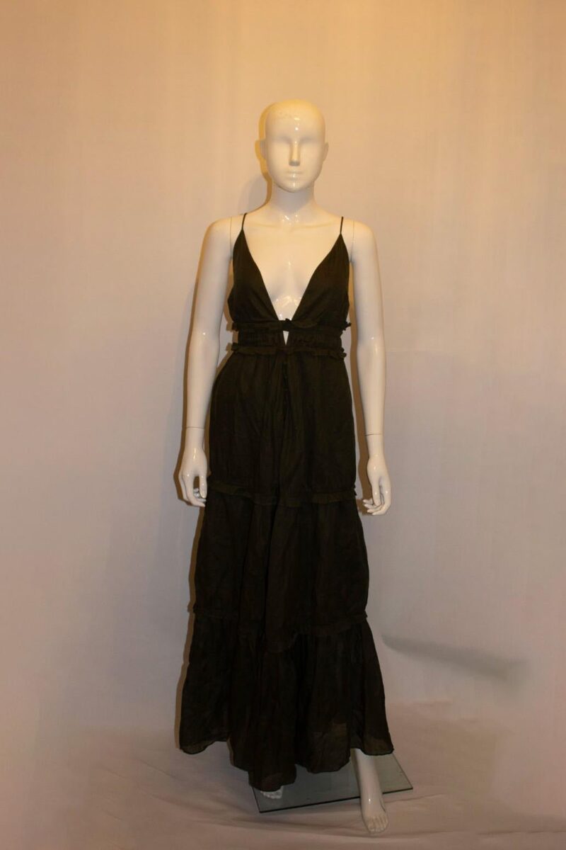 Sage Green Linen Gown by Joslin ( Australia)