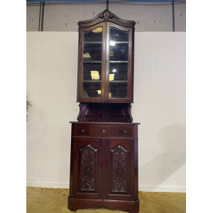 Tall Late 19th Century Corner Cupboard