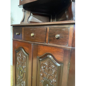 Tall Late 19th Century Corner Cupboard