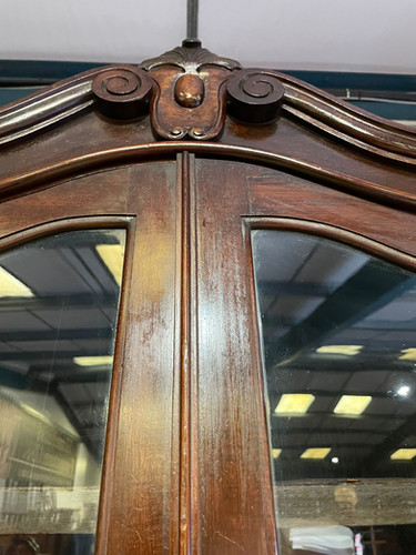 Tall Late 19th Century Corner Cupboard