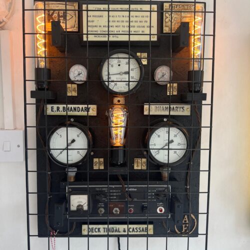 "The Captain" conversation wall light.
