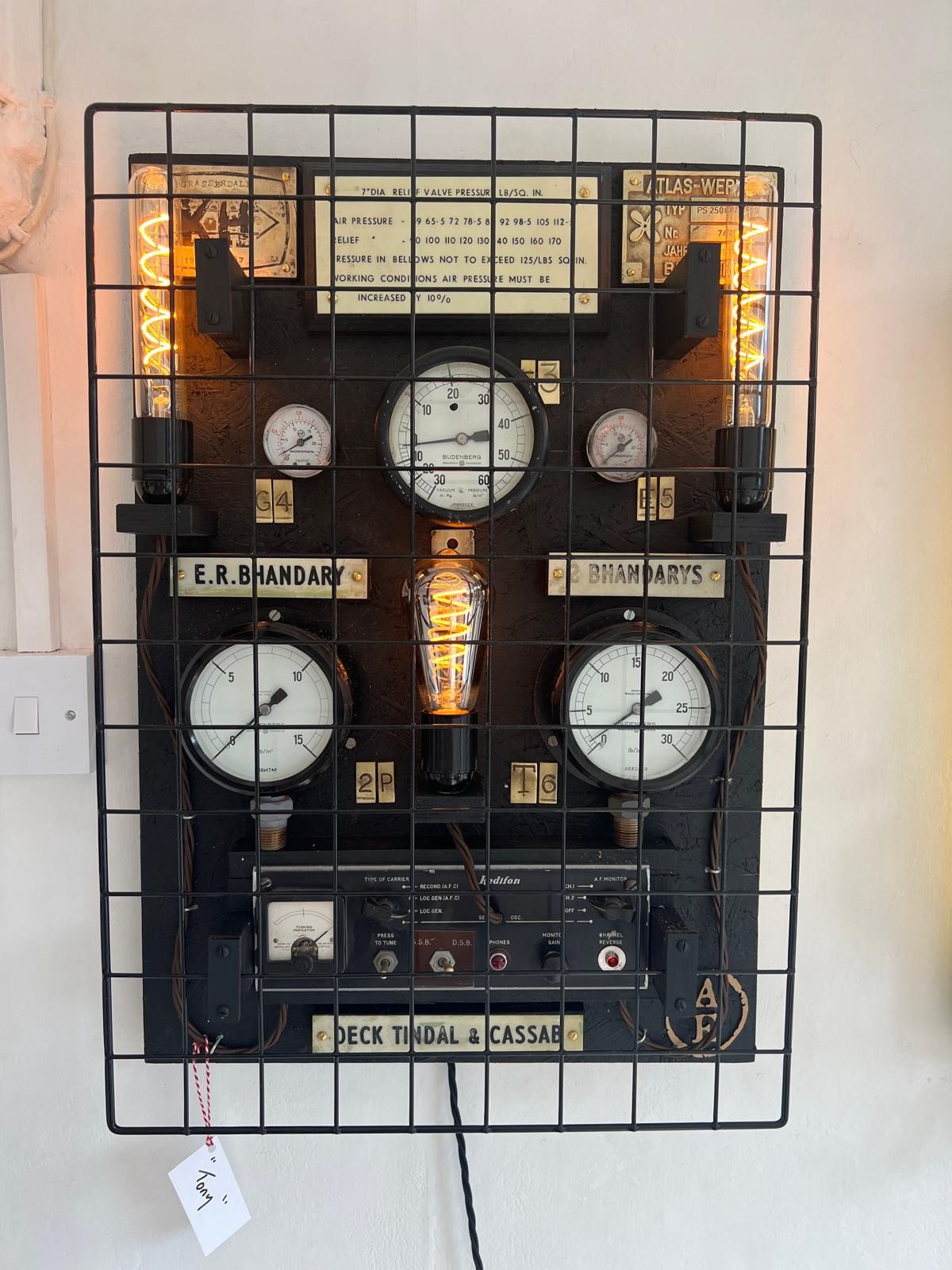 "The Captain" conversation wall light.